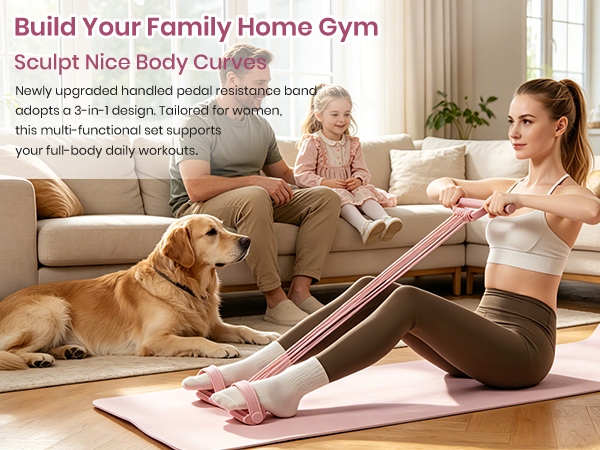 foot pedal resistance band
