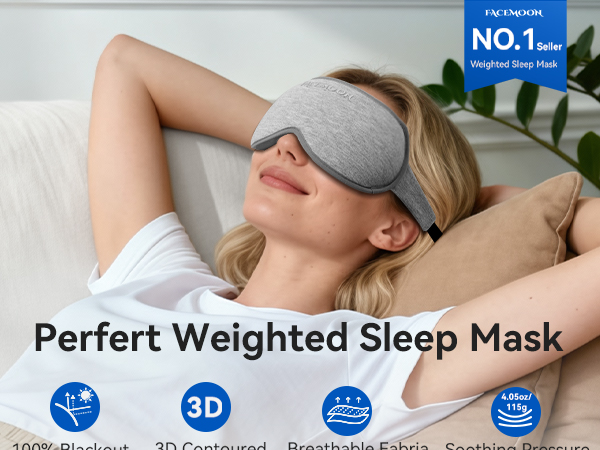 weighted sleep mask