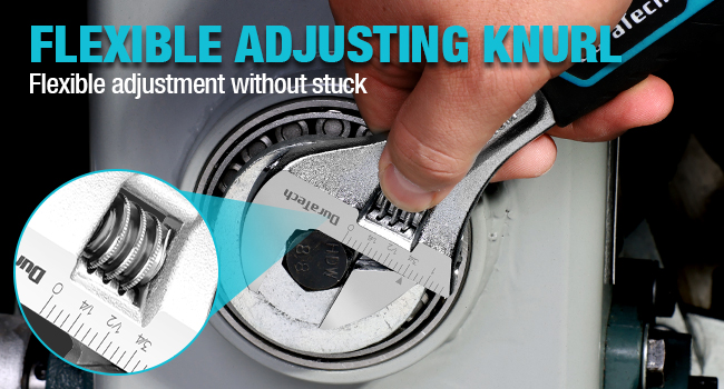 FLEXIBLE ADJUSTING KNURL
