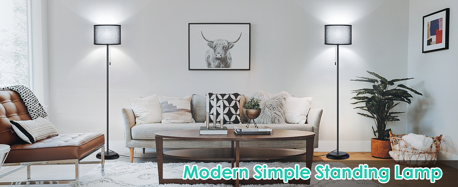 modern floor lamp for living room cleaness