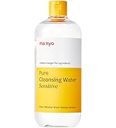 MANYO Pure Cleansing Water, Triple Micellar Technology for Sensitive Skin, Makeup Remover & Hydra...