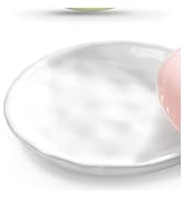 WROSWT Non-Slip Cat Food Bowl,Healthy Ceramic Cats Bowls with Silicone Bottom, Anti-Whisker Fatig...