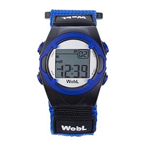 WobL watch, alarm watch, reminder watch, potty watch, toilet training, vibrating alarm watch