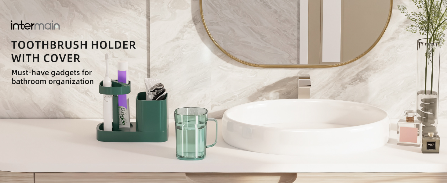 TOOTHBRUSH HOLDER WITH COVER