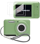 Tedubax Case for Kodak PIXPRO FZ55,FZ55 accessories,Soft Silicone Protective Case,Comes with 2 Sc...