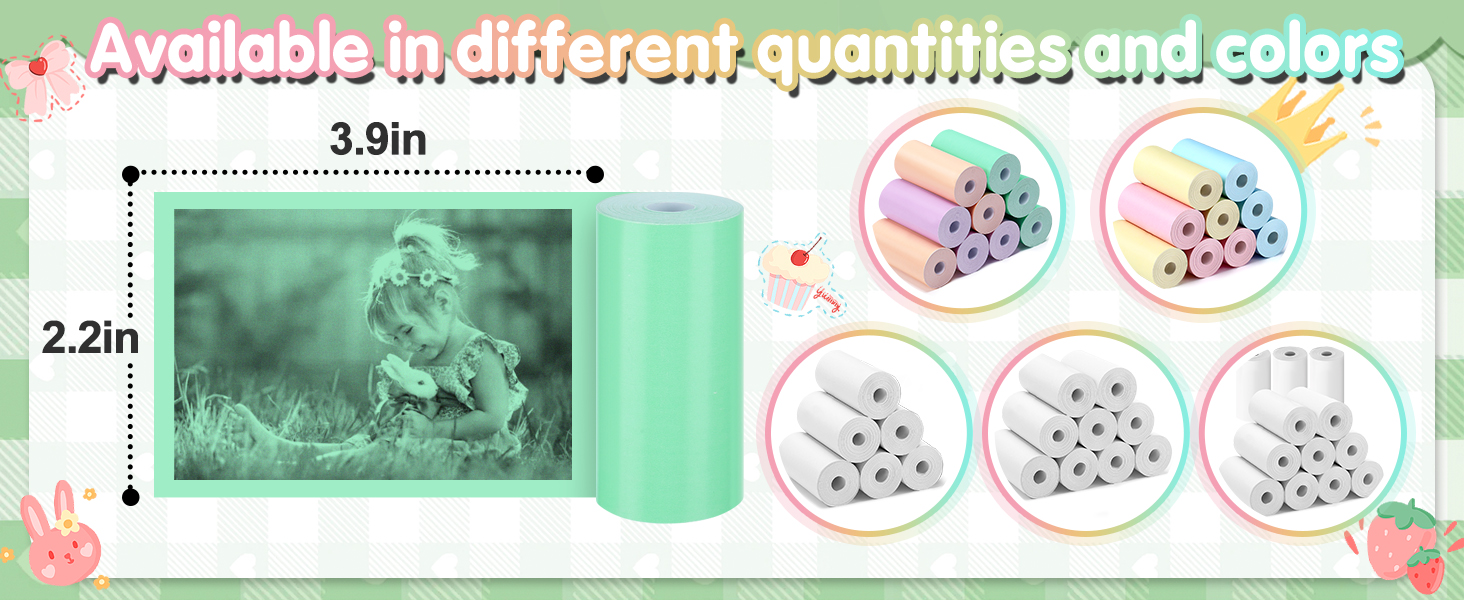 Kids Instant Camera Print Refill Paper