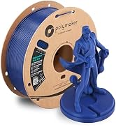 Polymaker PLA Pro Filament 1.75mm 1KG Blue, High-Impact Resistance | Tough, High Speed Up to 300m...