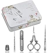 BUTUZE Embroidery Scissors Kit, European Antique Vintage Sewing Kit, Complete Vintage Sewing Tool...