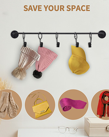 Hat Rack for Wall Baseball Cap Organizer Hanger