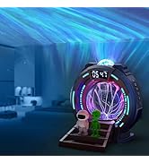 L LOHAS LED Projector Stargate Galaxy Night Light, Space Portal Night Light with Static Electrici...