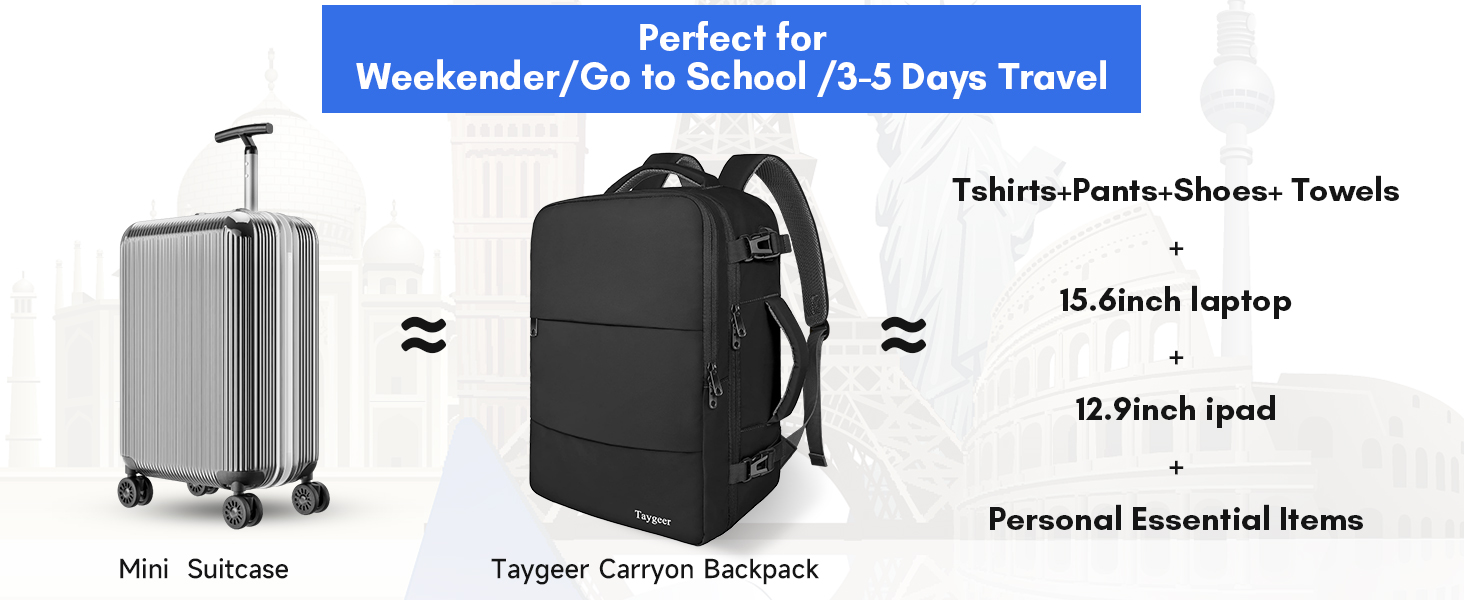 backpack for men travel carry on