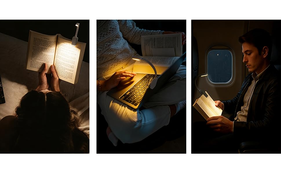 Luacarni Rechargeable Book Light