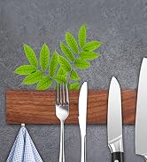 knife magnetic strip in Walnut wood