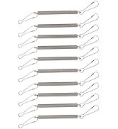 10Pcs Spring with 2 Clips, Wire Cage Clips for Small Pet Water Bottle, Rabbit, Guinea Pig, Hamster