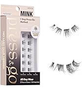 i-ENVY Press&Go 100% Real Mink Self-Adhesive Eyelashes, No Glue Needed 22 False Lash Clusters, 1 ...