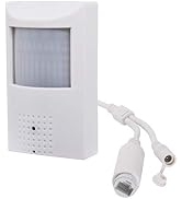 Tennoz 5MP POE IP Hidden Spy Security Camera, Indoor PIR Housing Spy Cameras, 3.7mm Wide Angle Pi...
