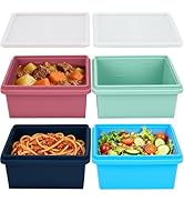 Silicone Soup Freezer Molds with Lids, 2 Cup Extra Large Ice Cube Tray, BPA-Free, Perfect for Fre...