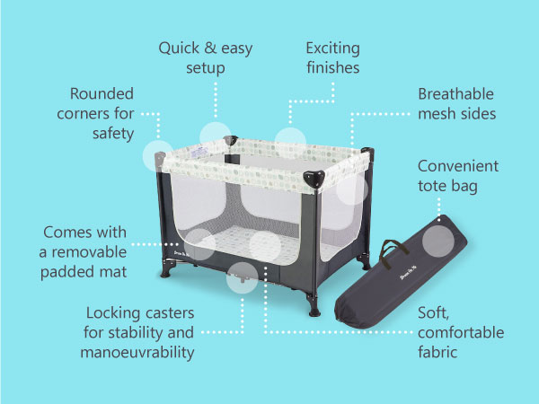 dream on me,playard,lightweight playard,travel playard,playpen,portable playard, mesh playard
