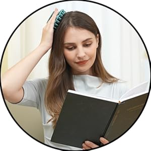 dry scalp relaxtion brush shampoo scrubber
