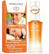modelones Nail Biting Treatment for Kids New Thumb Sucking Deterrent Nail Biting Prevention for K...