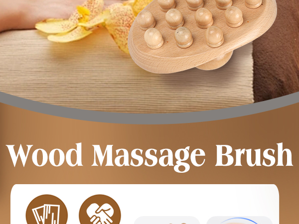 wooden cellulite massager wood massage tools lymphatic kit