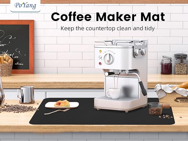 coffee bar mat