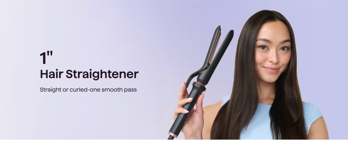 Ionic hair straightener