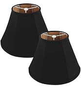 SEEYUAN KD Lamp Shades Set of 2, Slubbed Fabric Lamp Shades for Table Lamps Medium Lamp Shade 12x...