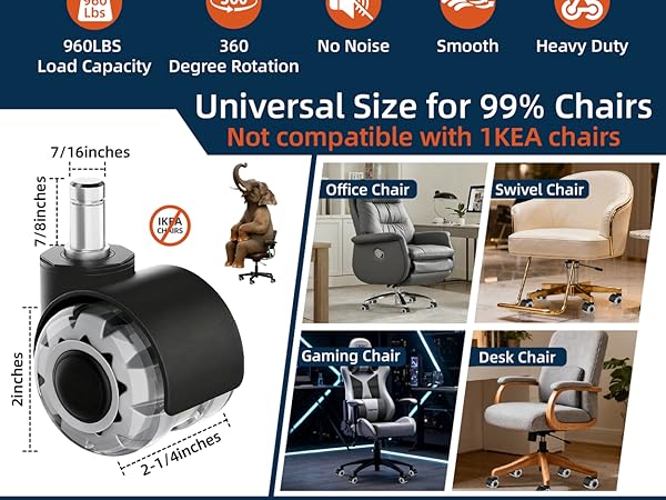 Universal Size for 99% Chairs