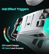 Dual Hall Effect PC Controller-No Drift No Dead Zone, Bluetooth Controller for PC Windows/iPhone/...