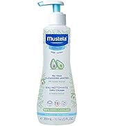 Mustela Baby Cleansing Water - No-Rinse Micellar Water - with Natural Avocado & Aloe Vera - for B...