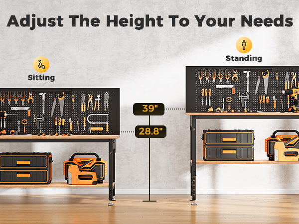 work bench, workbench, work table, 60 inches work benches for garage