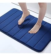 Memory Foam Soft Bath Mats - Non Slip Absorbent Bathroom Rugs Rubber Back Runner Mat for Kitchen ...