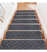 15 Pack 8"×30" Non Slip Stair Treads for wooden steps, Stair Runner, Gray | Stair Treads, Stair R...