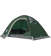 2 Person Backpacking Tent, Waterproof 4 Season Tent, Windproof Cold Weather Winter Tent for Campi...