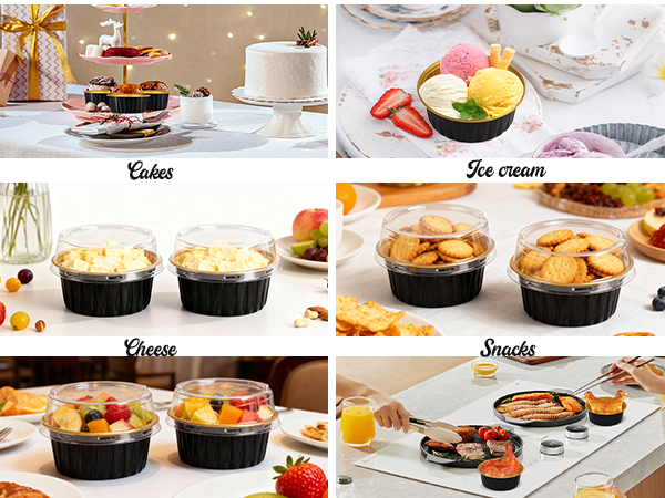 Round Mini Cake Pans with Lids