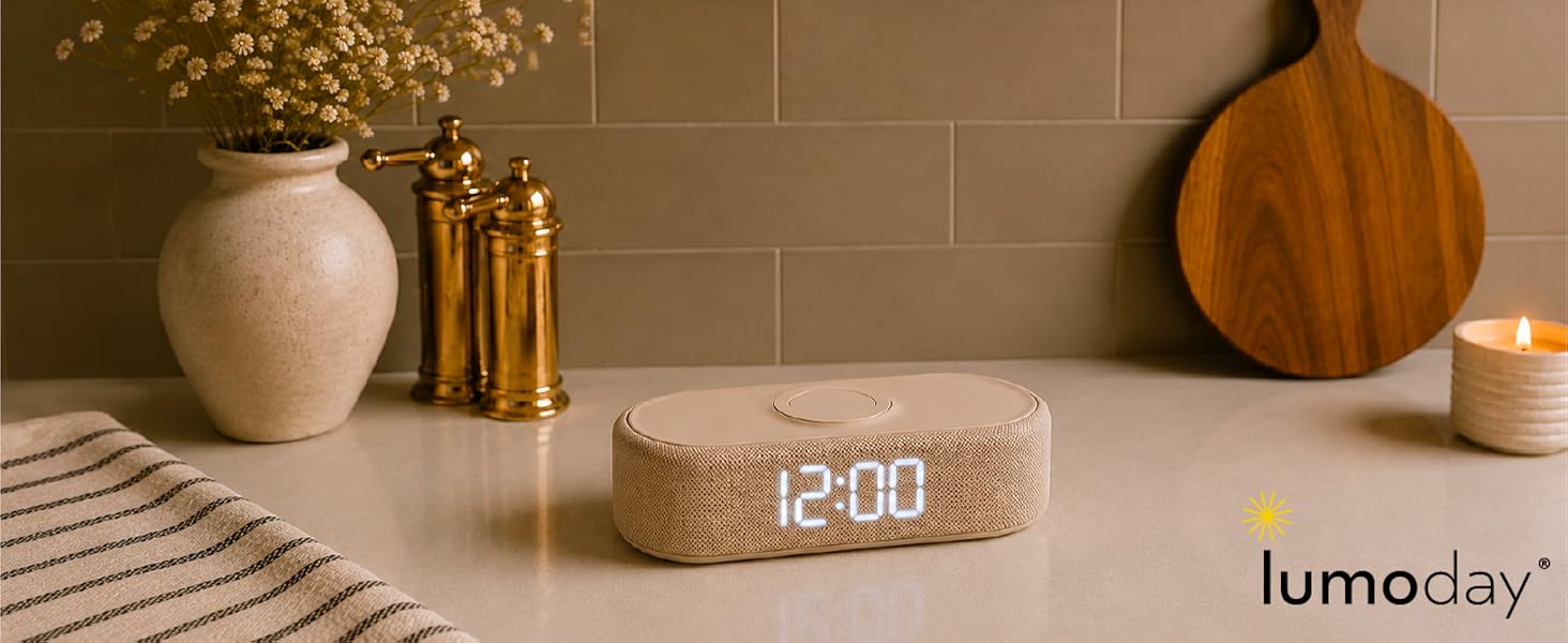 dimmable bedside clock