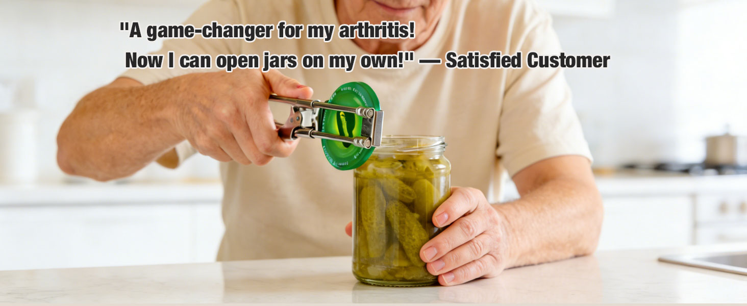 "a game-changer for my arthritis! now i can open jars on my own!"-satisfied customer