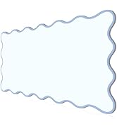 NXZGO Leather Desk Mat, XXL Large 31.4x15.7in Scalloped Gaming Mouse pad,Non-Slip Rubber Base Key...