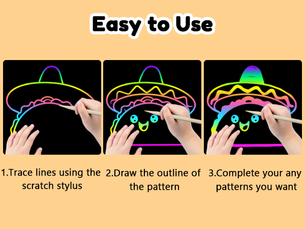scratch paper art for kids