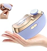 Electric Nail Clipper, 3-in-1 Automatic Nail Clipper, Upgrade Electric Nail Trimmer with LED Ligh...
