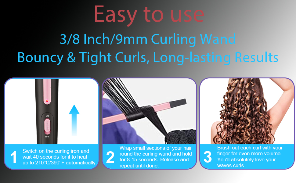 easy to use curling iron
