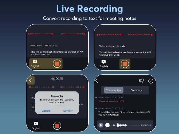 live recording