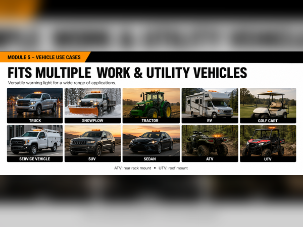plow truck snow plow mail carrier postal route service vehicle amber led light