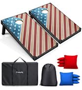 American Flag Cornhole Board Set