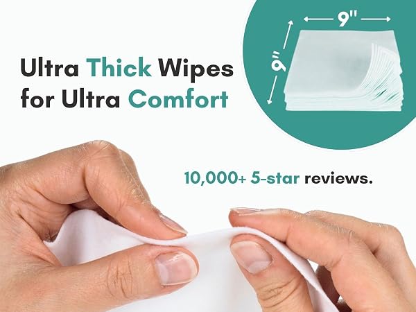 large full body wipes waterless, shower replacement wipes