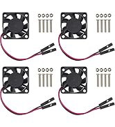 Easycargo 30mm Fan 5V 3.3V DC Quiet Fan for Raspberry Pi 5 4 3B+ 3007 (4-Sets)