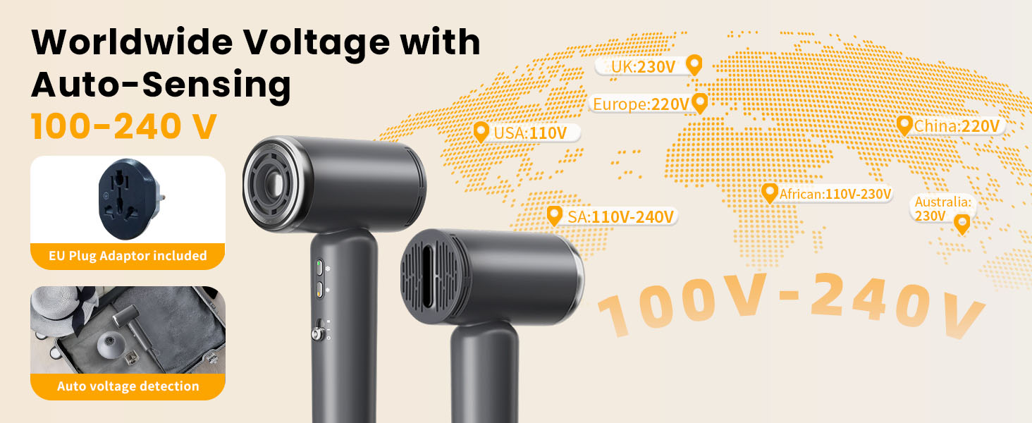 International voltage 100-240V