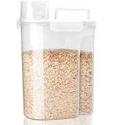 Komzon Rice Container, Airtight Rice Storage Container 10lb, Cereal Containers Storage, BPA Free ...