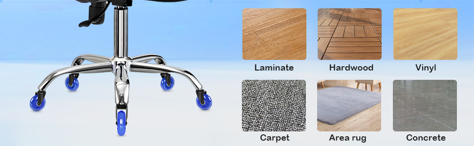 3 inch office caster wheels